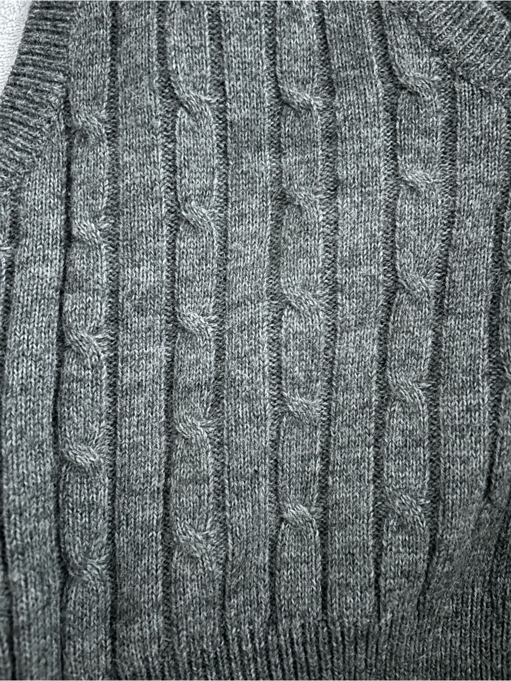 La Hearts Gray Ribbed V-Neck Sweater Vest - Picture 4 of 4